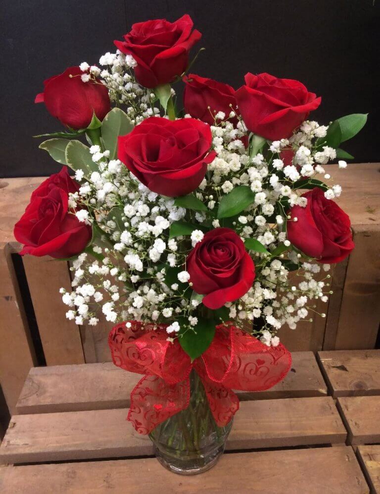 Dozen Red Roses gift bouquet